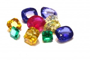 Mixed gems stones