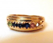 Before Repair - Mother's Ring with missing birthstone