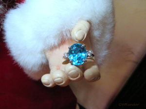 Are you naughty or Nice? Blue Zircon either way!
