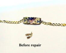 Before bracelet repair