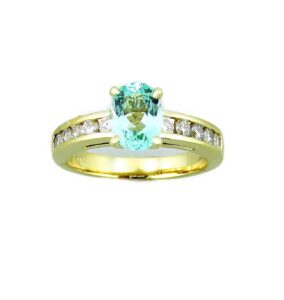 BLue Tourmaline Ring