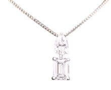 #Lab Diamond necklace