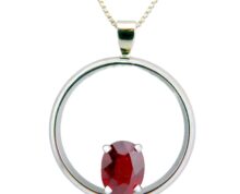 #rubypendant #Julynecklace
