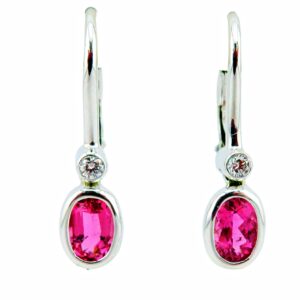 Pink Tourmalene earrings