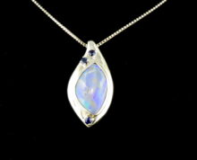#greyopal pendant