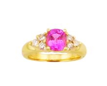 #pinksapphirering