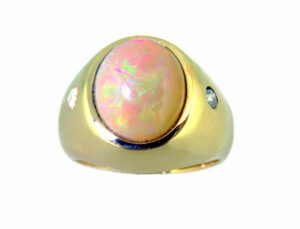 Gold Opal ring