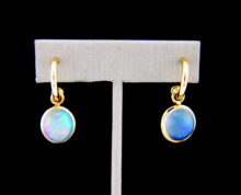 Opal earrings