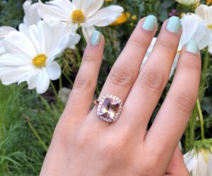 Morganite Ring