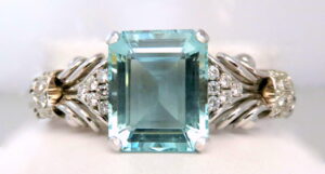 Aquamarine Diamond Bracelet