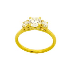 Golden Diamond ring
