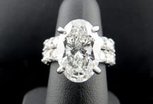 Oval Cut Diamond Ring